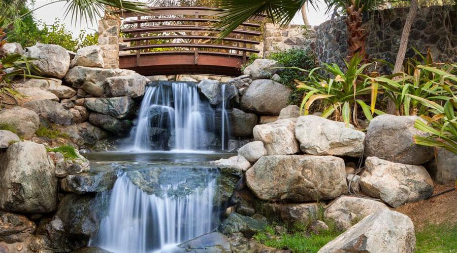 gardens water cascade