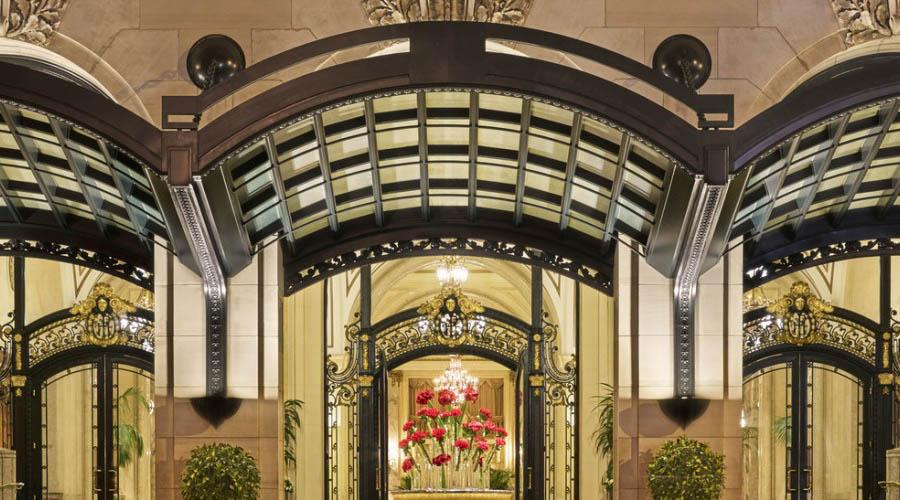 downtown san francisco luxury hotel porte cochere