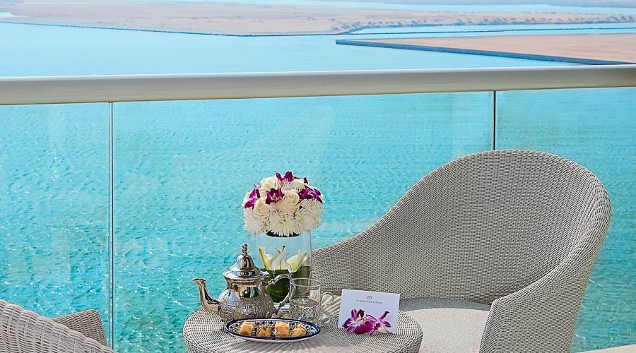 Poolside sitting area